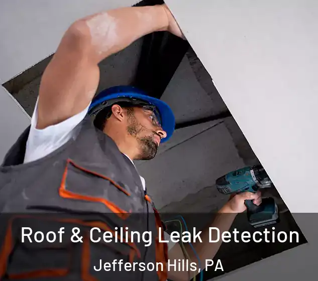  Roof & Ceiling Leak Detection Jefferson Hills, PA