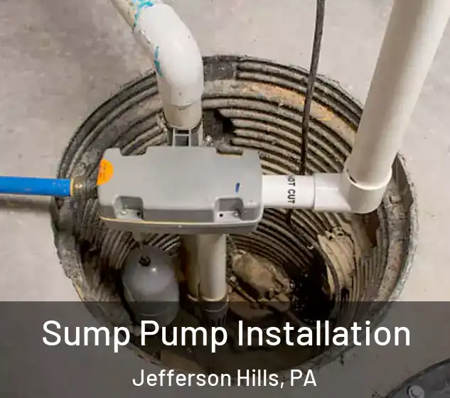  Sump Pump Installation Jefferson Hills, PA